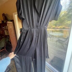 Steve Madden Sleek Black Jumpsuit